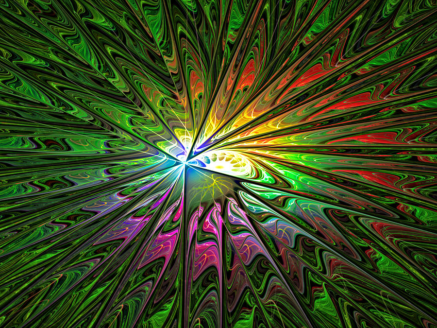 Abstract Digital Art - Painters Galaxy by Janet Russell Abstract Digital Art - Painters Galaxy by Janet Russell
