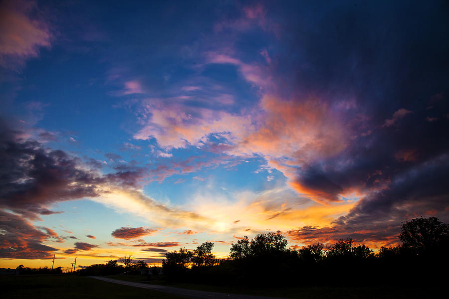 Painters Sunset Photograph by Toni Hopper