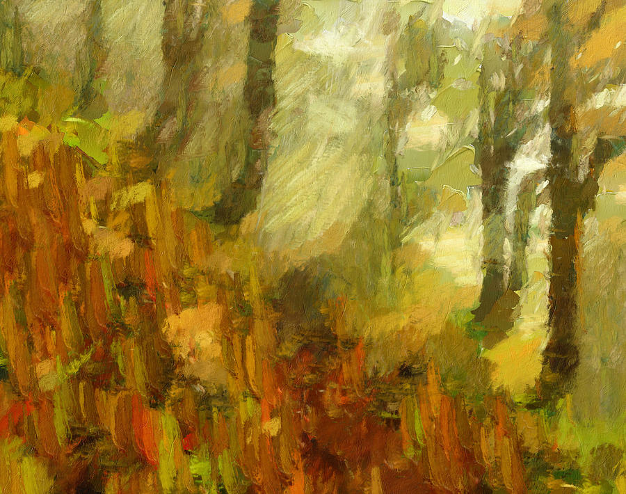 Painting Autumn Painting by Georgiana Romanovna