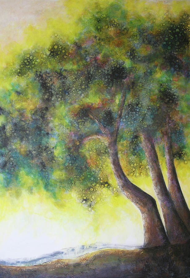 Painting Of Dappled Trees Photograph by Ikon Images