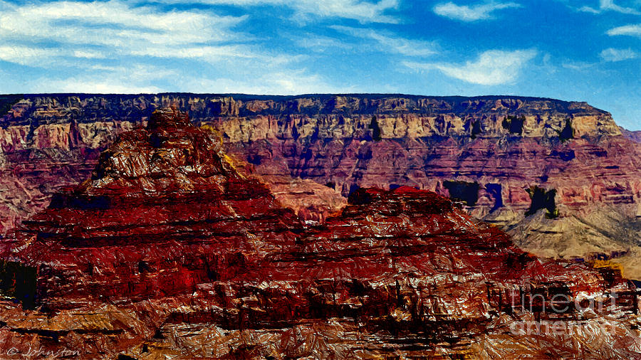 Grand Canyon National Park Painting - Painting The Grand Canyon National Park by Bob and Nadine Johnston
