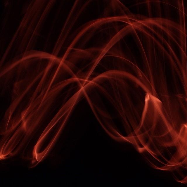 Fire Photograph - Painting With Fire. #longexposure by Meg Pace
