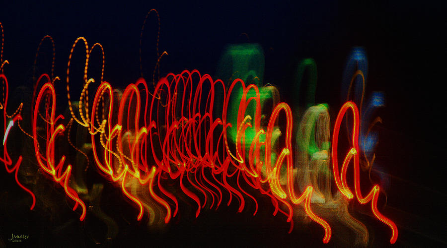 Lights Painting - Painting With Light 5 by Jennifer Muller