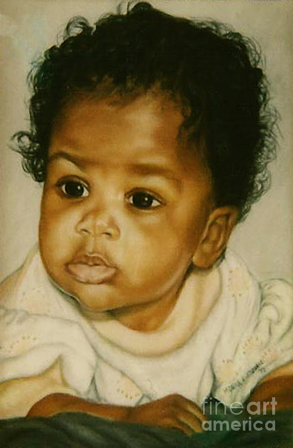 Paintings by Monica C. Stovall - Pastel Portrait Collectiioon No. PP27 Painting by Monica C Stovall