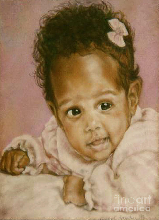 Paintings by Monica C. Stovall - Pastel Portrait Collection No. PP28 Painting by Monica C Stovall