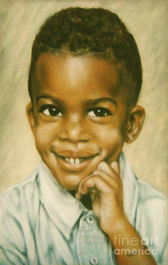 Paintings by Monica C. Stovall - Pastel Portrait Collection No. PP40 Painting by Monica C Stovall