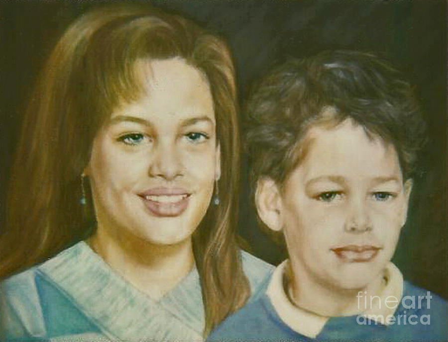 Paintings by Monica C. Stovall - Pastel Portrait Collection No. PP48 Painting by Monica C Stovall