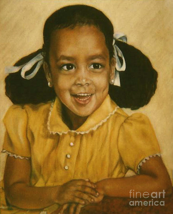Paintings by Monica C. Stovall - Pastel Portrait Collection No. PP52 Painting by Monica C Stovall