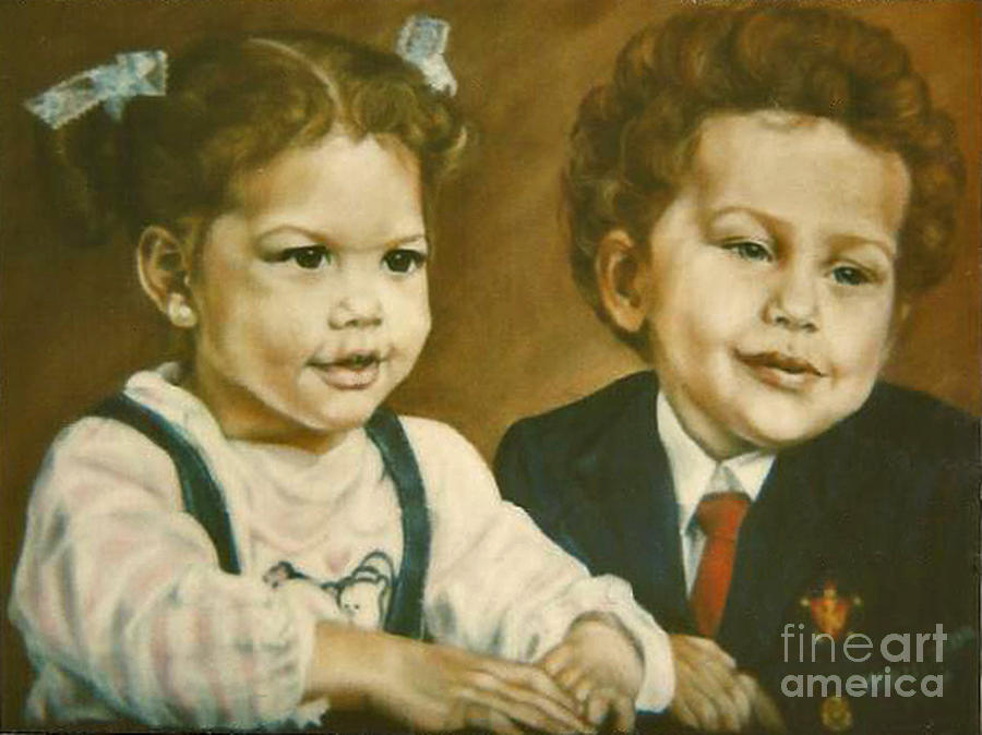 Paintings by Monica C. Stovall - Pastel Portrait No. PP16 Painting by Monica C Stovall