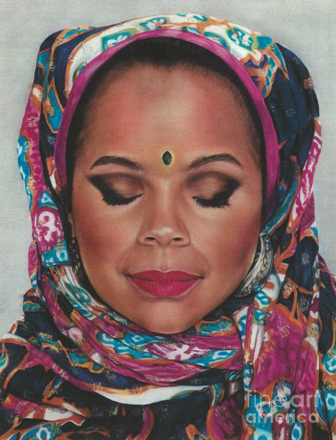 Paintings by Monica C. Stovall - Pastel Portrait No. PP17 Painting by Monica C Stovall