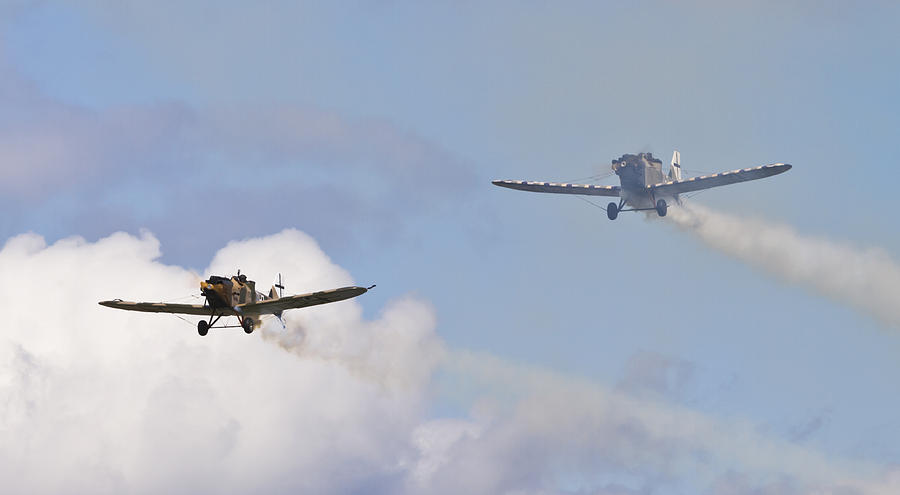 Pair of Junkers CL1 Photograph by Maj Seda