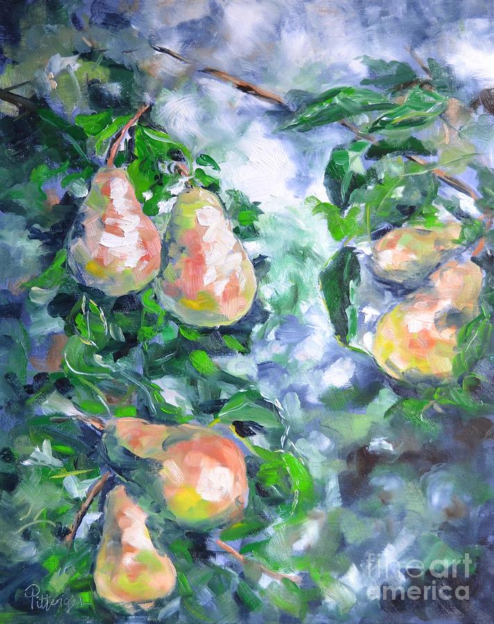 Paired Pears Painting