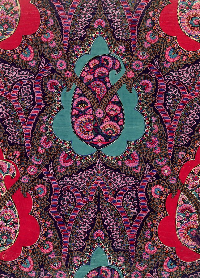 Pattern Painting - Paisley  by George Charles Haite