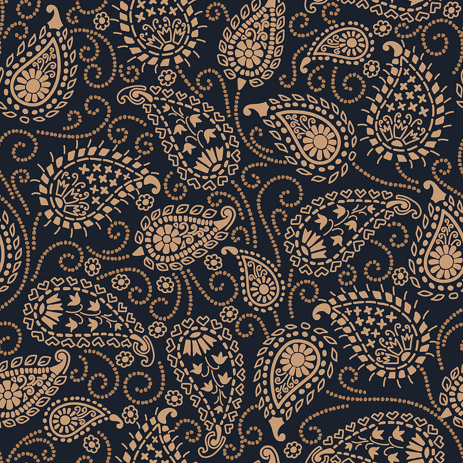 PAISLEY_pattern Drawing by A-r-t-i-s-t