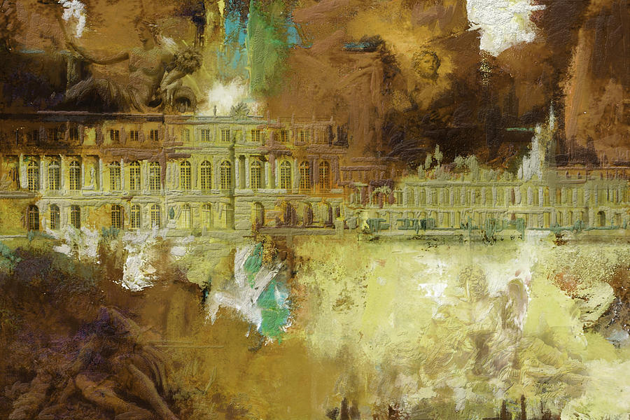 Western Ghats Painting - Palace and Park of Versailles by Catf