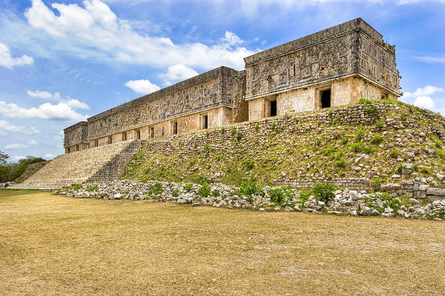 Palace at the Mayan Ruins of Uxmal Photograph by Mark Tisdale