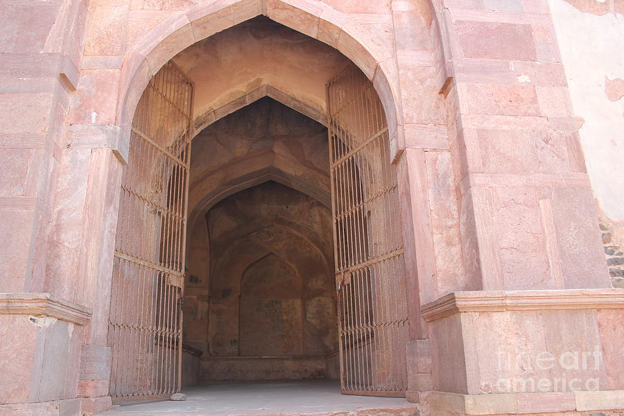 Palace Door Of Sultan Baz Bahadur Photograph