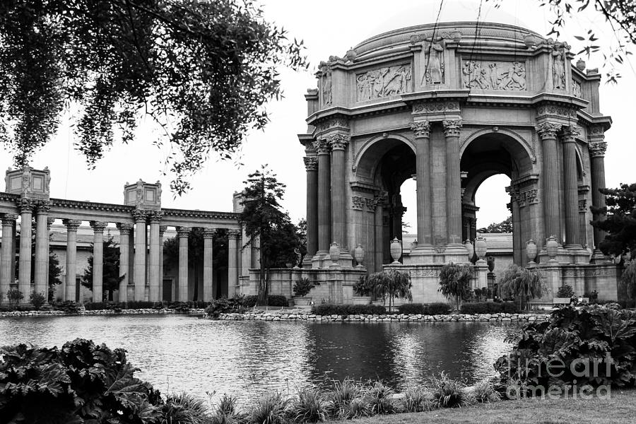Palace of Fine Arts BW Photograph by Suzanne Luft