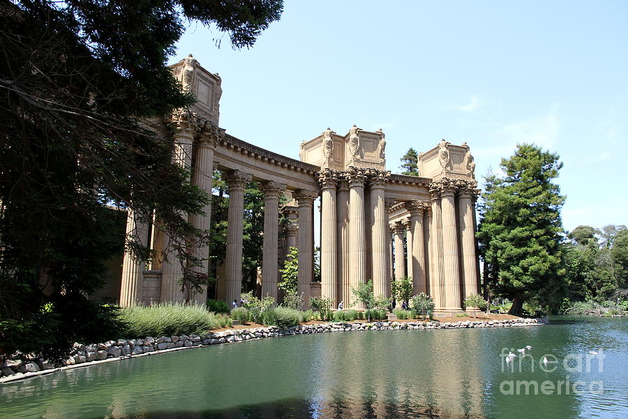Palace of Fine Arts Colonnades  Photograph by Christiane Schulze Art And Photography