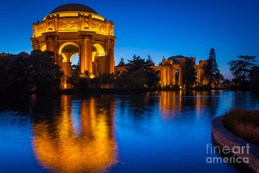 Greek Photograph - Palace of Fine Arts by Inge Johnsson