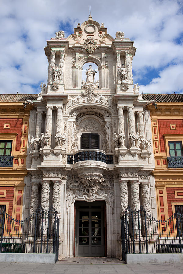 Palace of San Telmo Baroque Portal Photograph by Artur Bogacki
