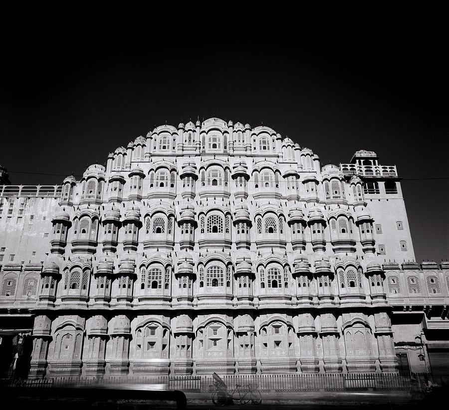 Chiaroscuro Of The Palace Of The Winds In India Photograph by Shaun Higson