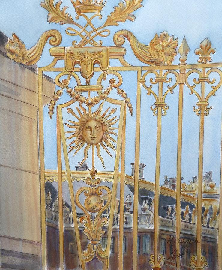 Palace of Versailles Painting by Henrieta Maneva