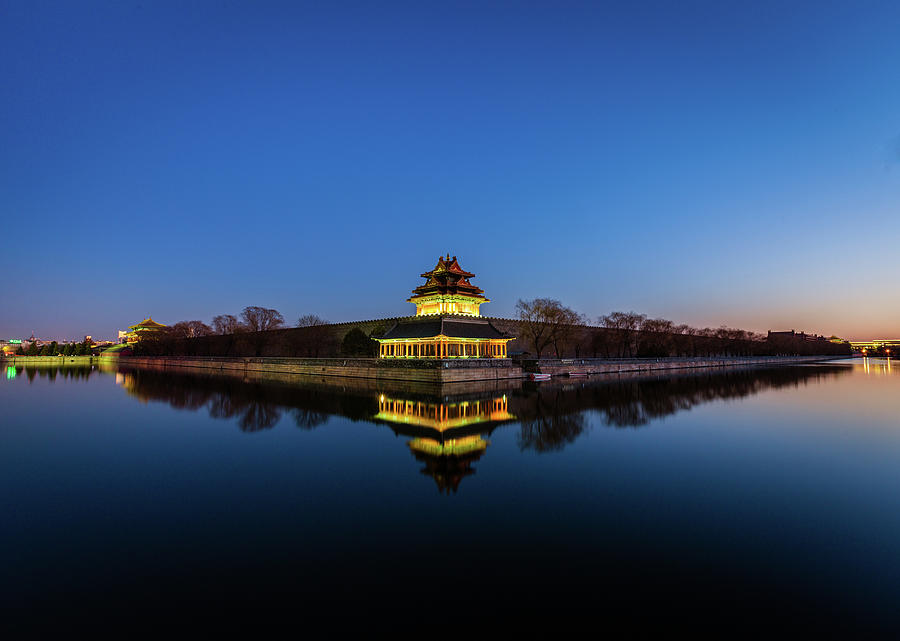 Palace Turret Night Photograph by Gregchen