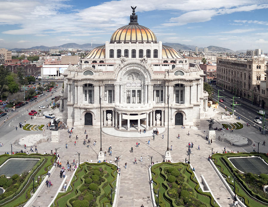 Palacio de Bellas Artes, Mexico City Photograph by Stockcam