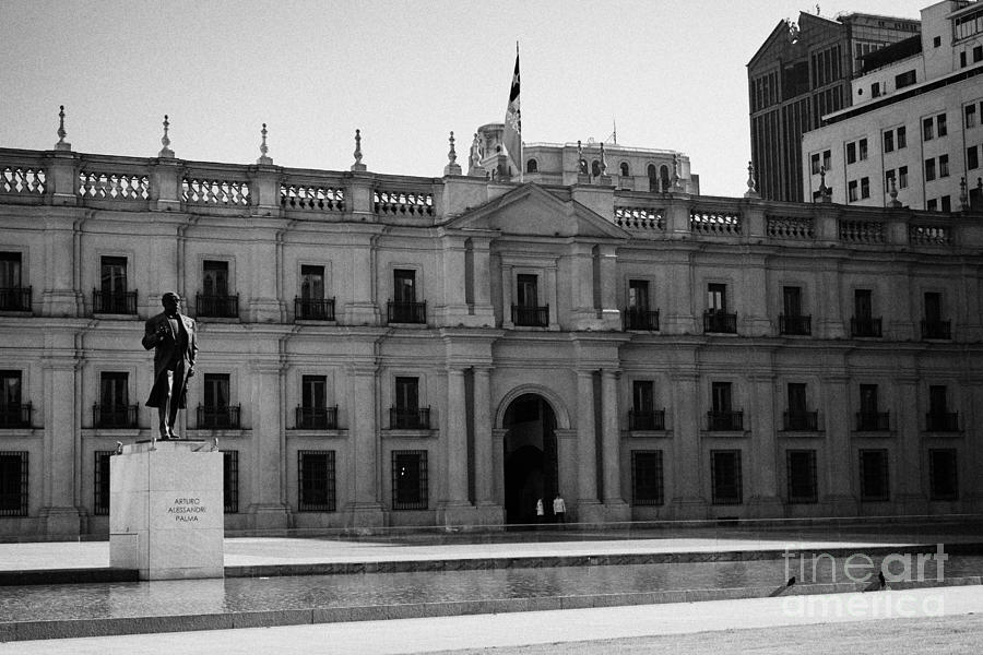 Palacio Photograph - palacio de la moneda palace Santiago Chile by Joe Fox Palacio Photograph - palacio de la moneda palace Santiago Chile by Joe Fox