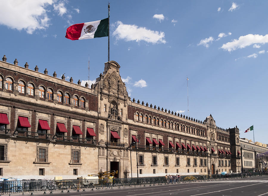 Palacio Nacional (National Palace), Mexico City Photograph by Stockcam