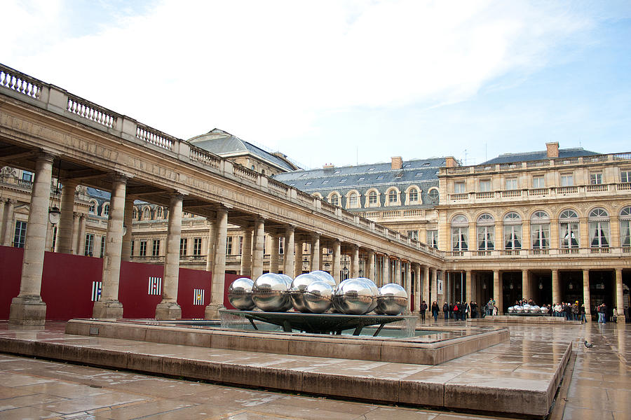 Palais Royal and fountain Photograph by Nico De Pasquale Photography