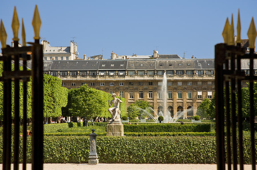 Palais Royal Gardens,  Paris, France Photograph by Sylvain Sonnet