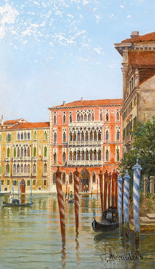 Palazzo Ca Foscari. Venice Painting by Antonietta Brandeis