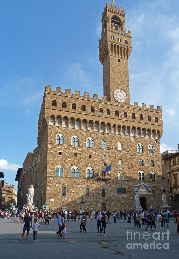 Landscape Photograph - Palazzo Vecchio - Florence by Phil Banks