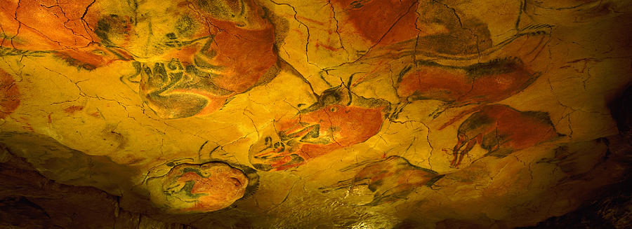 Paleolithic Photograph - Paleolithic Paintings, Altamira Cave by Panoramic Images
