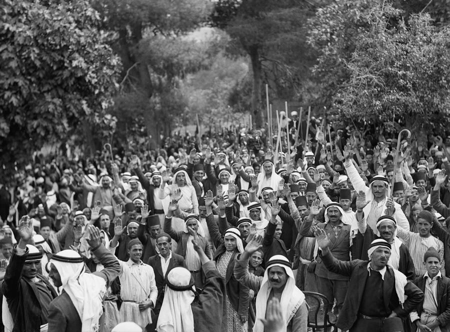 Palestine Disturbances 1936. Palestine Photograph by Everett