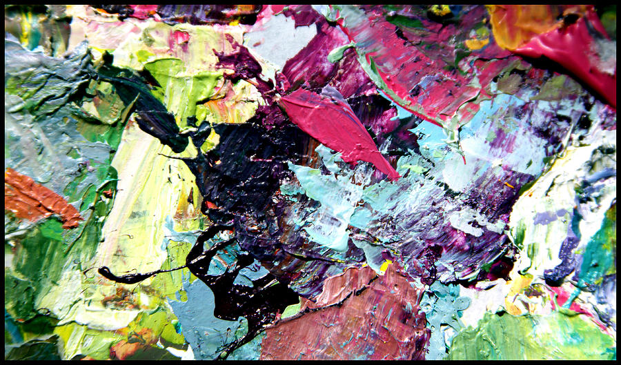 Palette Abstraction #12 Painting by John Lautermilch