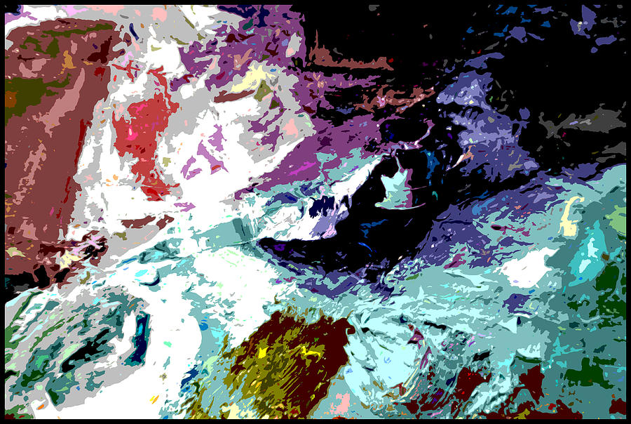 Palette Abstraction #14 Painting by John Lautermilch
