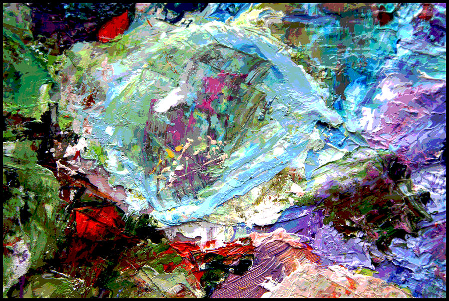 Palette Abstraction #16 Painting by John Lautermilch
