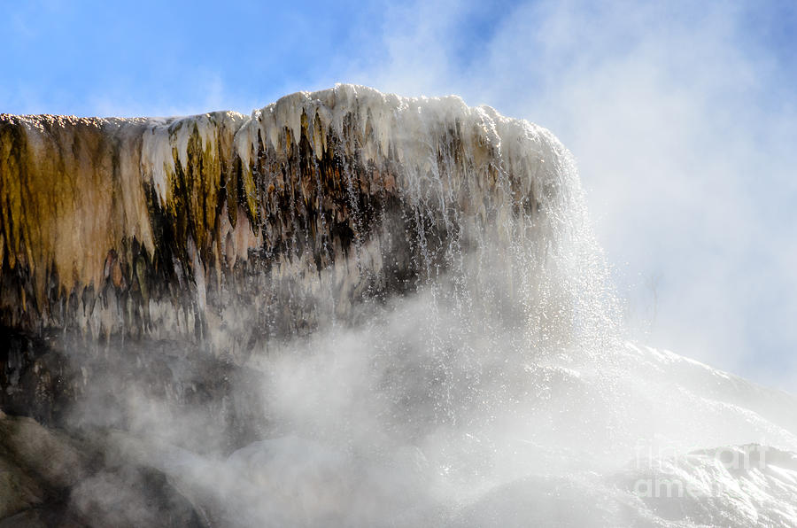 Palette Springs Steaming Top Photograph by Debra Martz