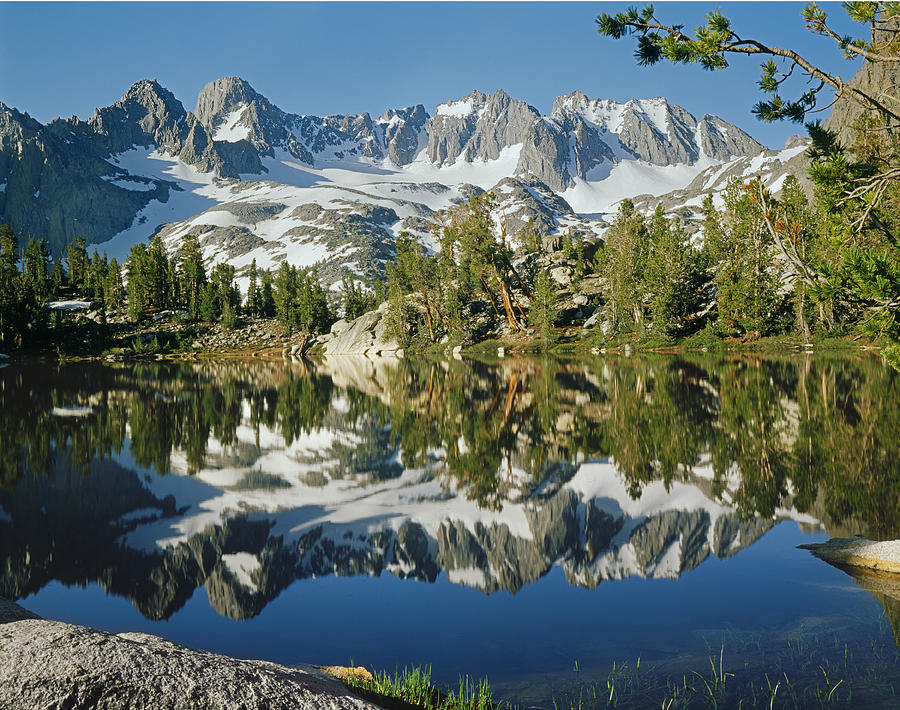 2M6442-Palisade Peaks and Summit Lake Photograph by Ed  Cooper Photography