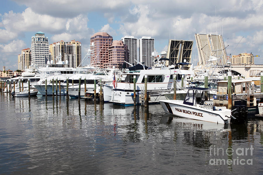 City Photograph - Palm Beach Docks by Bill Cobb