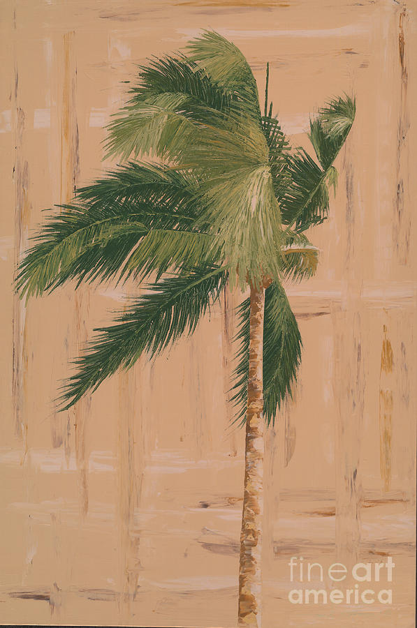 Palm Beige 1  Painting by Daniel Paul Hoffman