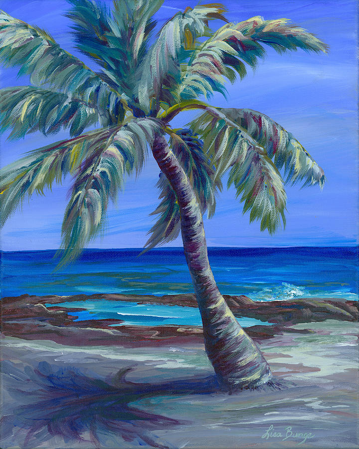 Palm in Paradise Painting by Lisa Bunge