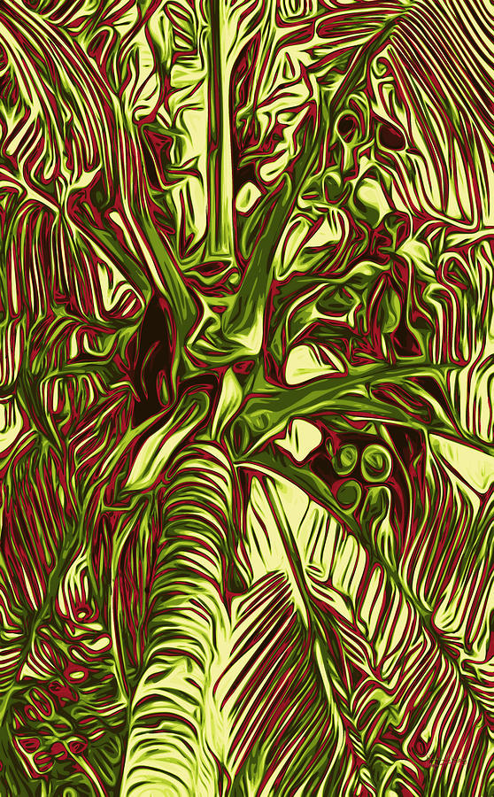 Palm Digital Art by Matthew Lindley