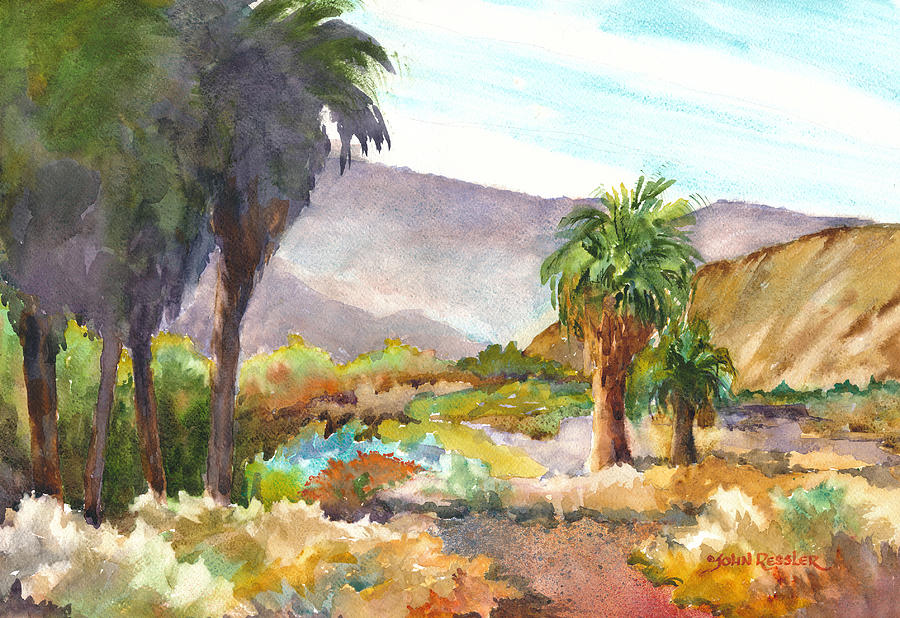 Palm Preserve VI Painting by John Ressler
