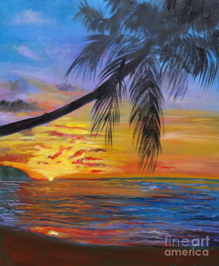 Palm Tree Jenny Lee Discount Painting by Jenny Lee