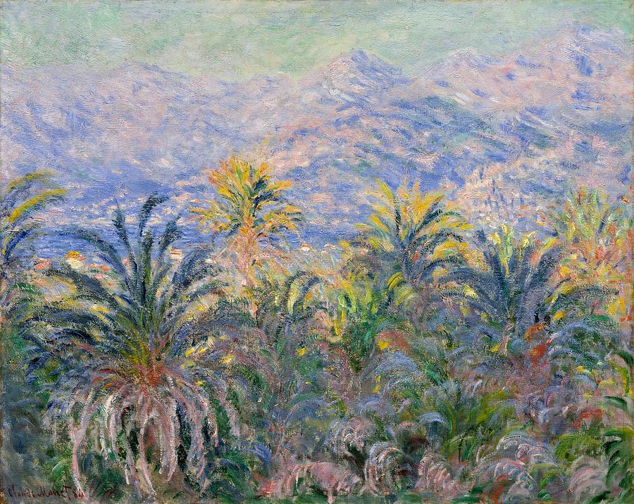 Claude Monet Painting - Palm Trees at Bordighera by Claude Monet