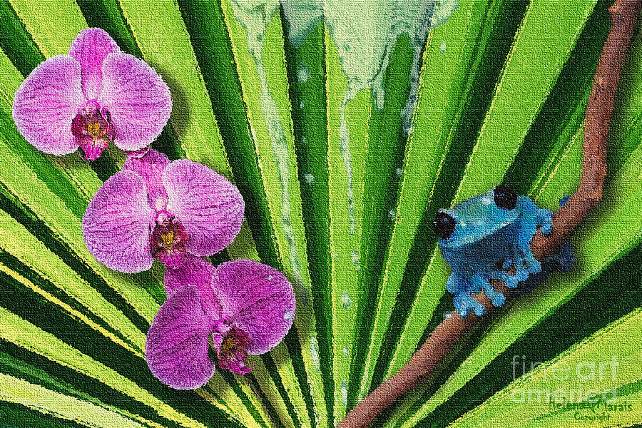 Orchid Digital Art - Palmion by Helena Marais